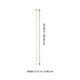 thumbnail image 2 of Phenofice 50Pcs Wood Flagpole for Party Wood Design General Users Outdoor Garden, 2 of 8