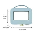 thumbnail image 2 of Dvkptbk creative creative New Fashion Counter High End Handheld Makeup Case with High Appearance Value Travel Portable Window Opening Transparent PVC Makeup Bag, 2 of 3