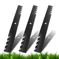thumbnail image 4 of Juego de 3 cuchillas de repuesto para cortadora de césped de 21 pulgadas compatible con, 4 of 8
