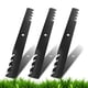 thumbnail image 1 of Juego de 3 cuchillas de repuesto para cortacésped de 21 pulgadas, compatibles con BOBCAT/RANSOMES GREAT DANE Ferris Husqvarna 61'' Deck 112111-03 D18036 GDU10232 1520842 1520842S 5020842 539101733 539, 1 of 8