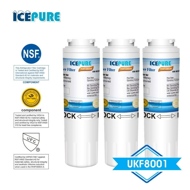 Icepure UKF8001 Refrigerator Water Filter Replacement ...
