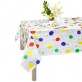 thumbnail image 3 of YSTDHL 10 Pack Happy Birthday Balloons Plastic Tablecloth Table Covers for Rectangle Tables, 54" x 108" Picnic Tablecloth Disposable Party Table Cloths for Parties Wedding Bridal Shower, 3 of 8