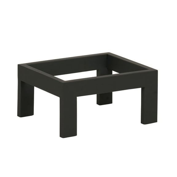 Cal Mil Sydney Sleek Black Metal Riser, 10 inch Width x 12 inch Depth x 6 inch Height
