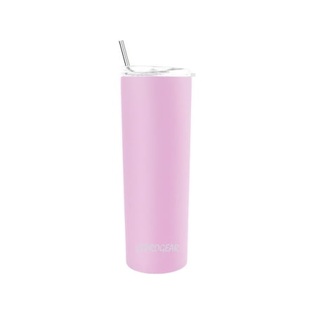 

Ezprogear 20 oz Stainless Steel Lavender Slim Skinny Tumbler Vacuum Insulated Coffee Tumbler Travel Cup with Lid and Straw