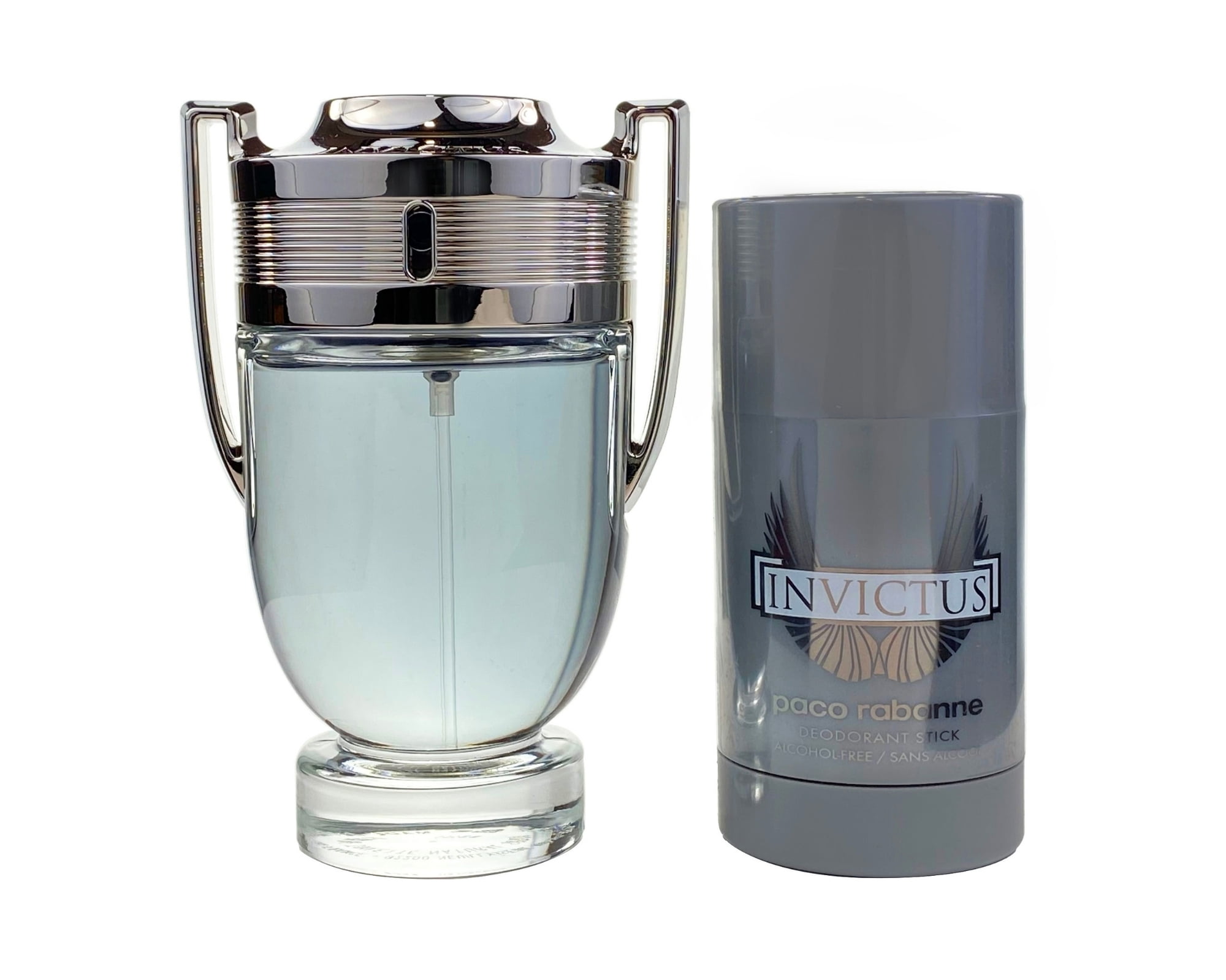 Paco Rabanne Invictus 2 Pc. Gift Set For Men Deo 2.5 Oz + Edt 3.4 Oz Paco Rabanne Invictus 2 Pc. Gift Set For Men Deo 2.5 Oz + Edt 3.4 Oz