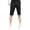 Black, variant on uikmnh Shorts for Men European and Solid Color Summer Stretch Sports Men's Casual Loose and Comfortable Lightweight Shorts with Pockets for Training Size:5XL