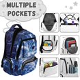 thumbnail image 7 of Pzuqiu Lightning Shark Print Backpack for Boys Ultra-Soft Breathable School Bookbag Large Capacity Lightweight Laptop Daypack with Multiple Pockets for Travel Hiking 8-16 Years, 7 of 7