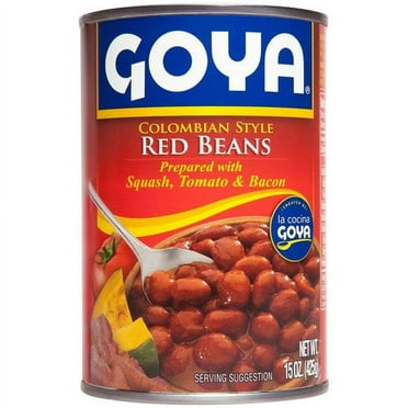 Goya Colombian Style Red Beans with Squash, Tomato, and Bacon - 15 oz.