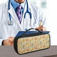thumbnail image 5 of Jiueut Hippie Flower Stethoscope Storage Bag Nurse Accessories for Work Stethoscope Storage Zipper Bags for Organizing Portable Stethoscope Case Compatible for Clinics Use, 5 of 7