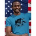 thumbnail image 2 of Happy 4Th Of July Flag T-Shirt Men -Image by Shutterstock, Male Small, 2 of 4