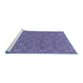 thumbnail image 2 of Ahgly Company Machine Washable Indoor Rectangle Abstract Blue Modern Area Rugs, 6' x 9', 2 of 4