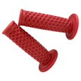 thumbnail image 1 of 2 piezas de empuñaduras de manillar de motocicleta universales Soledad Agarre de manillar 22mm 24mm rojo, 1 of 4