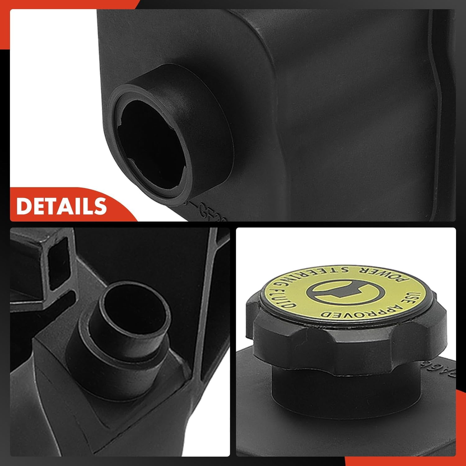 A-Premium Power Steering Reservoir with Cap Compatible with Chevrolet Trailblazer GMC Envoy Isuzu Ascender Oldsmobile Bravada Saab 9-7x Buick Rainier Fits select: 2009 CHEVROLET TRAILBLAZER LT