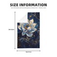 thumbnail image 2 of Kitchen Towels - Blue Golden Dream Lotus Absorbent Quick Drying Dish Towels for Kitchen Drying, Cute Funny Soft Hand Towels for Kitchen Decor with Lanyard, 2 of 7