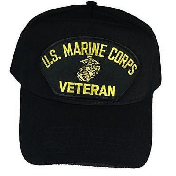 USMC MARINE CORPS VETERAN HAT EAGLE GLOBE ANCHOR EGA SEMPER FIDELIS SERVICE