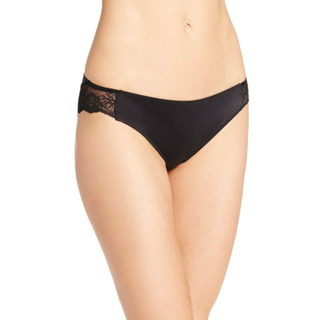 Maidenform Femmes Comfort Devotion Lace Back Tanga - Article à Succès, 9, Noir