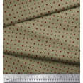 thumbnail image 2 of Soimoi Polyester Crepe Fabric Square & Plus Sign Shirting Printed Craft Fabric by The Yard 52 Inch Wide, 2 of 3
