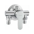 thumbnail image 1 of Exposed Shower Faucet with Stainless Steel 304 Construction, Control Valve Switch Tap for Easy Hot Cold Water Mixing, 1 of 5