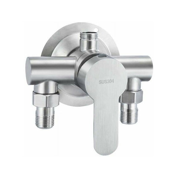 Surface Mounted Shower Faucet With Hot And Cold Water Mixing Valve 304