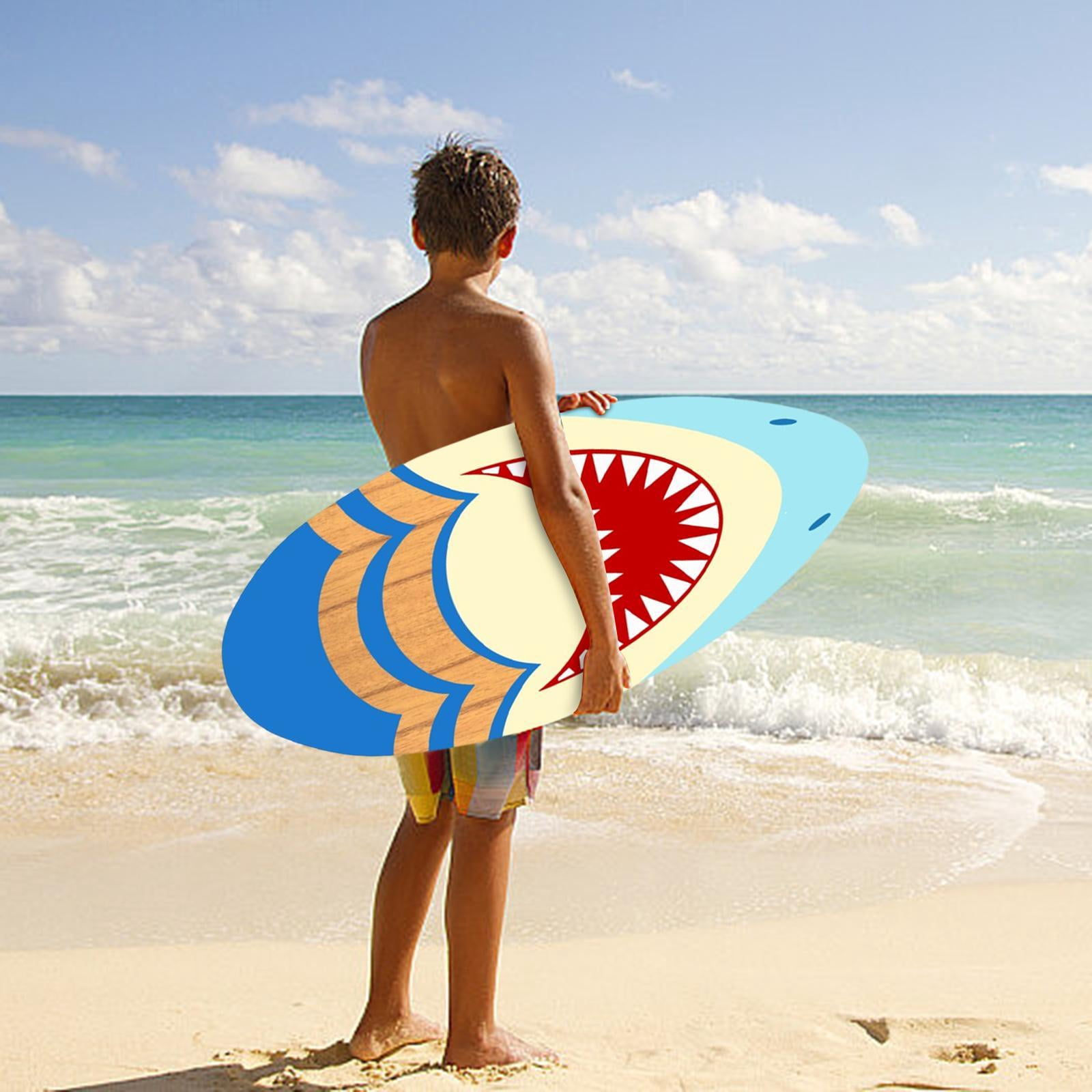 DYNWAVE Wooden Skimboard - 29.9" X 17.7" High Gloss Coating, For Kids & Beginners