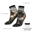 thumbnail image 6 of Naloa Pilot Cat In Vintage Plane Ankle Socks for Women Non Slip Socks No Show Socks Classic Low Cut Casual Socks Casual Socks, 6 of 7