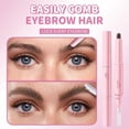 thumbnail image 5 of 2-IN-1 Eyebrow Wax Stick,Waterproof Brow Styling Cream with Brush, Create Voluminous, Lifting Brows Looks, Longlasting Natural Defined Eyebrow Makeup for Women 1.5g, 5 of 7