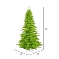 thumbnail image 3 of Vickerman 6.5' Lime Fir Artificial Christmas Tree with 600 Aqua LED Lights, 3 of 3