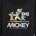 thumbnail image 3 of Mickey & Friends - Mickey Universe Calling - Women's Lightweight French Terry Long Sleeve Shirt, 3 of 5