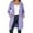 A-Light Purple449, variant on Women's Full Zip Hooded Long Cardigans Relaxed Fit Dual Pocket Duster Coat Soft Casual Everyday Outerwear