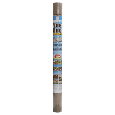 Easy Gardener® 2509 Commercial Weed Barrier Landscape Fabric, Gray, 4' x