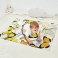 thumbnail image 2 of Yellow Butterfly Pattern Blanket,Comfortable Soft Flannel Throw Blanket,All Season,Warm Lightweight Blankets for Sofa Bed Couch Living Room Chair,30"x40", 2 of 4