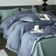 thumbnail image 3 of Nvzi Juego de sábanas, juego de sábanas y fundas de almohada, juego de cama individual, ropa de cama de hotel, decoración del hogar (azul oscuro), 3 of 4