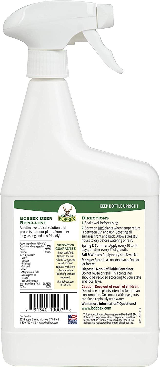 Bobbex 32 oz. Ready to Use Deer Repellent Spray