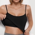 thumbnail image 2 of BWASD Tank Tops for Women Adjustable Built in Bra Camisole Tops Spaghetti Strap Shelf Bras Padded Shirt Going Out Sport Undershirts Black S-XXL, 2 of 5