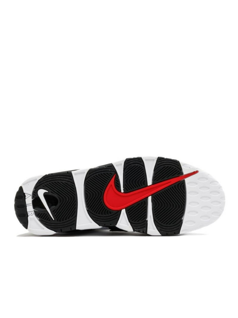 Mens Nike Air More Uptempo Scottie Pippen PE White Black Varsity Red - Walmart.com