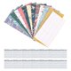 thumbnail image 3 of Paquete de 12 sobres económicos Sistema de sobres laminados para efectivo para ahorrar dinero con hojas presupuestarias para Fi, 3 of 4