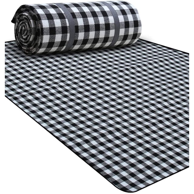 Manta de picnic portátil impermeable de 140 x 202 cm, tapete de arena de playa, tapete de playa liviano, tapete de picnic lavable para acampar, playa, jardín, parque, barbacoa, senderismo, v JFHHH pequeña