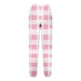 thumbnail image 4 of dazeni Girls Valentine's Day Sweatpants Teen Active High Waisted Baggy Sweat Pants Cute Heart Print Drawstring Jogger Pants with Pockets Pink2, 4 of 5