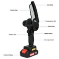 thumbnail image 2 of Electric Mini Chainsaw 6" Handheld Cordless Chainsaw 2 Battery Chain Wood Cutter, 2 of 8