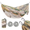 thumbnail image 2 of Wobogo Sunflower Cute Kitten Camping Hammocks 330 lb Capacity with Tree Straps and Hanging Pockets for Outside Hiking Beach Backpack Travel, 2 of 7