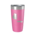 thumbnail image 1 of Tule Lake Map Tumbler Travel Mug Insulated Laser Engraved Coffee Cup California 20 oz Pink, 1 of 1