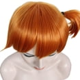 thumbnail image 4 of Peluca Linfairy corta naranja sintética para cosplay de Halloween, 4 of 4