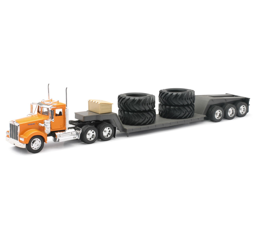 Holds 7 Cars 1/43 Scale Diecast New Kenworth W900 Car Transport Long Hauler 
