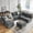 Grey, variant on Tina's Home Oversized Modular Sectional Sofa, 8-Seat U-Shaped Couch with Storage Ottoman, Deep Seat Chenille Convertible Sofa for Living Room Apartment Gray