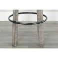 thumbnail image 3 of Alpine Grey 30"H Swivel Wood Stool with Cushion Seat (Set of 2), 3 of 3