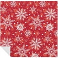 thumbnail image 6 of Cloth Napkins Falling Snowflakes Christmas Soft Comfortable Napkins 4 Pack for Family Dinners Weddings Cocktail Kitchen Banquet Decorative Washcloths, 6 of 6