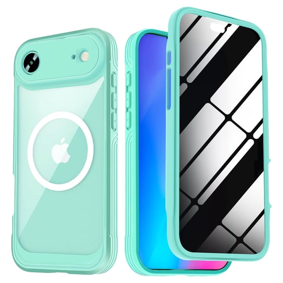 Funda para iPhone 17 Air KEKBOXQ Magnética con Privacidad Verde