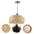 thumbnail image 4 of Phenofice 1 Pc Handmade Bamboo Lantern for Restaurant Lighting with Southeast Asian Style, 4 of 7