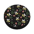 thumbnail image 3 of Gaeub Bees 14-17in Tire Cover, Spare Tire Cover, for Camper Caravan, Trailer, Car, Truck, SUV, Jeep - 15 inch, 3 of 9