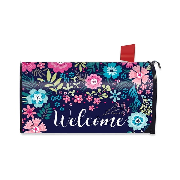 Briarwood Lane Mailbox Cover  - Standard Size - Bright Floral Spring For Spring Mailbox Cover